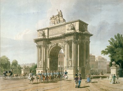 Uitzicht op Wellington Arch door L. A. and Baxter, T. Atkinson